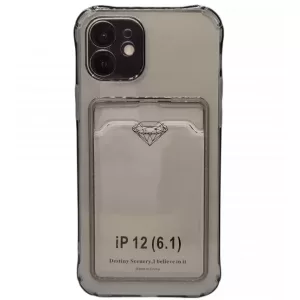 Чехол iP 12 Pocket Case (TPU) (Black)