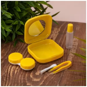 Контейнер для линз «Mini Bananas», yellow