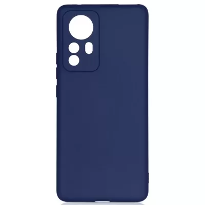 Чехол Xiaomi 12 Pro Silicone Case Logo (Темно-синий(8))