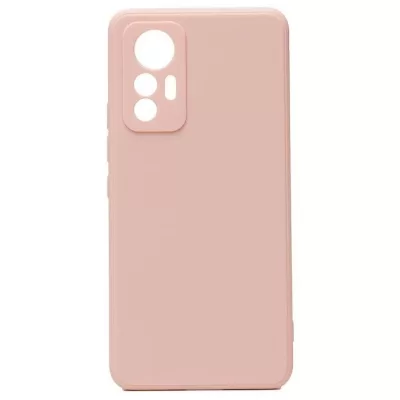 Чехол Xiaomi 12 Pro Silicone Case Logo (Пудра(18))