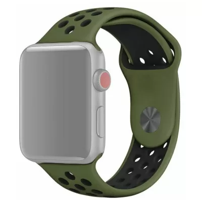 Ремешок для Apple Watch 38-40mm Sport (хаки-черный)