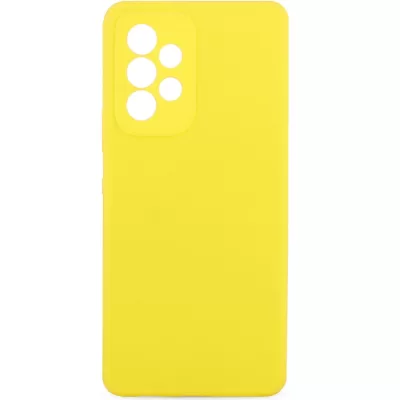 ехол Sams A53 Silicone Case Logo (Желтый(20))