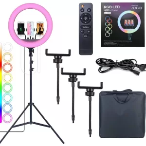 Кольцевая лампа RL-18 (46см.) RGB