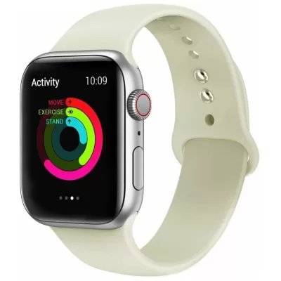 Ремешок Apple Watch Silicone 38-40mm (Слоновая Кость(20))