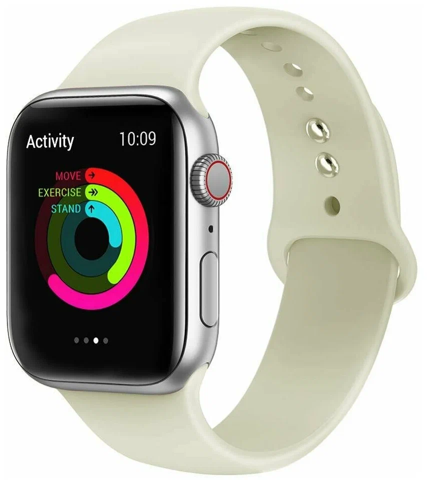 Ремешок Apple Watch Silicone 38-40mm (Слоновая Кость(20))