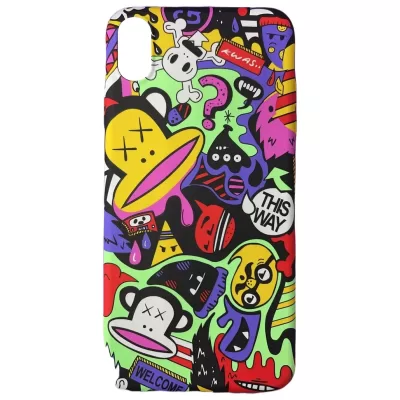 Чехол iP XS Max Luxo (Кавс Кислотный(J61))