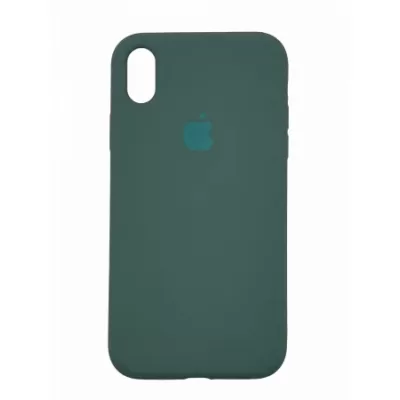 Чехол iP XR App Silicone (with logo 360) (Оливковый(58))