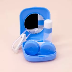 Контейнер для линз "Mini Peach", blue