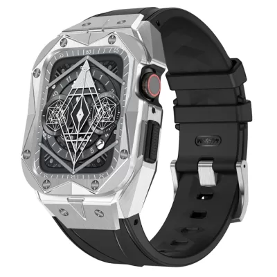 Ремешок+Корпус Apple Watch COTEetCL W99 45mm (Silver)