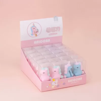 Точилка для карандашей "Unicorn", mix, шоу-бокс 24 шт.