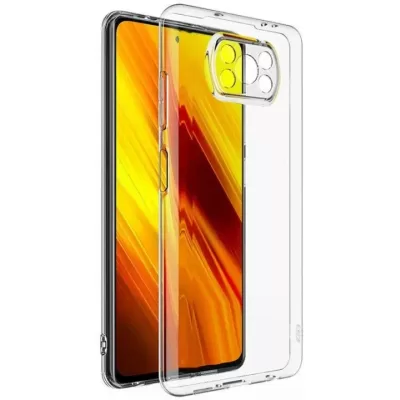 Чехол Poco X3 Ультратонкий силикон (Прозрачный)