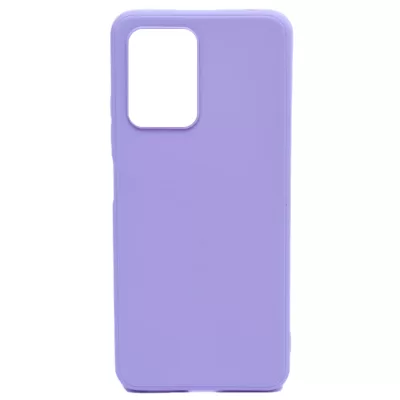 Чехол Poco X4 GT Silicone Case Logo (Лиловый(13))