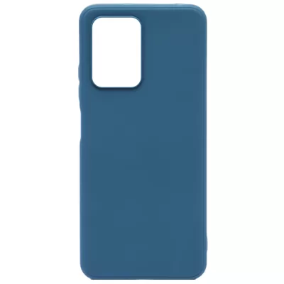 Чехол Poco X4 GT Silicone Case Logo (Темно-синий(8))