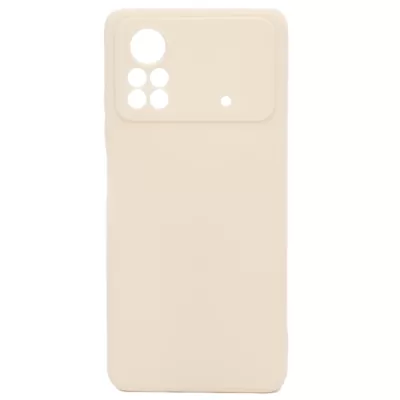 Чехол Poco X4 Pro 5G Silicone Case Logo (Пудра(18))