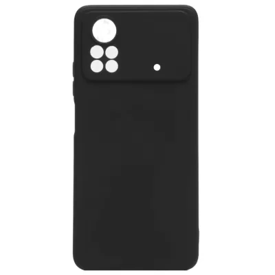 Чехол Poco X4 Pro 5G Silicone Case Logo (Черный(3))