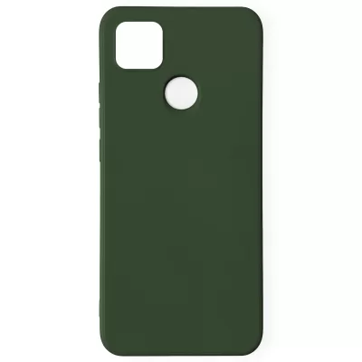 Чехол Redmi 10A/9C Silicone Case Logo (Темно-Зеленый(22))