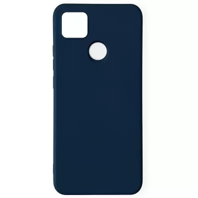 Чехол Redmi 10A/9C Silicone Case Logo (Темно-синий(8))