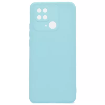 Чехол Redmi 10C Silicone Case Logo (Голубой(11))