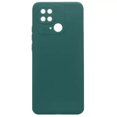 Чехол Redmi 10C Silicone Case Logo (Темно-Зеленый(22))