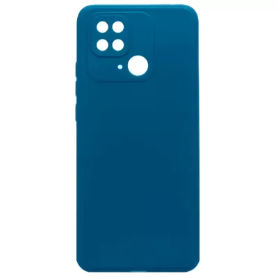 Чехол Redmi 10C Silicone Case Logo (Темно-синий(8))