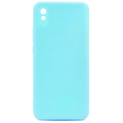 Чехол Redmi 9a Silicone Case Logo (Голубой(11))