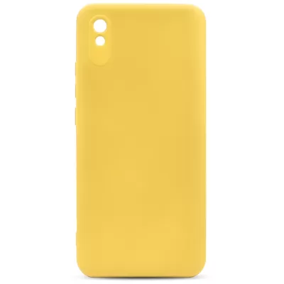 Чехол Redmi 9a Silicone Case Logo (Желтый(20))