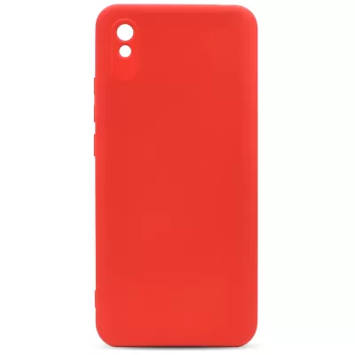 Чехол Redmi 9a Silicone Case Logo (Красный(1))