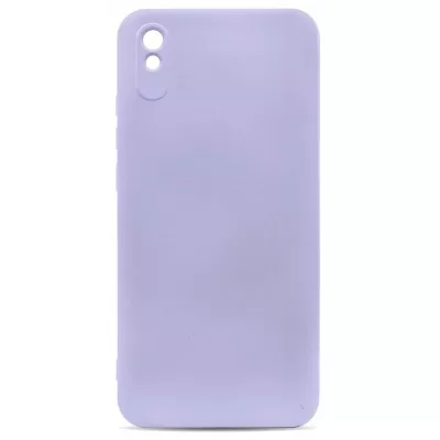 Чехол Redmi 9a Silicone Case Logo (Лиловый(13))