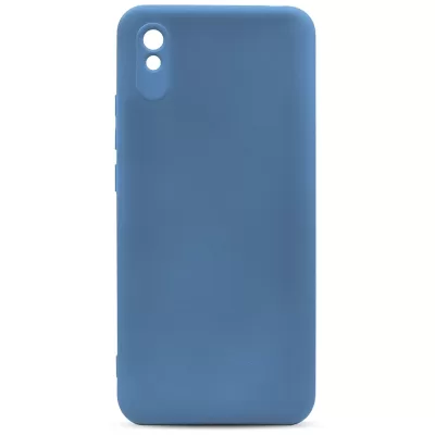 Чехол Redmi 9a Silicone Case Logo (Темно-синий(8))