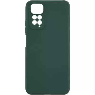 Чехол Redmi Note 11/11S Silicone Case Logo (Темно-Зеленый(22))