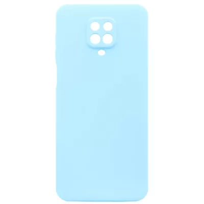 Чехол Redmi Note 9 Pro/9S Silicone Case Logo (Голубой(11))
