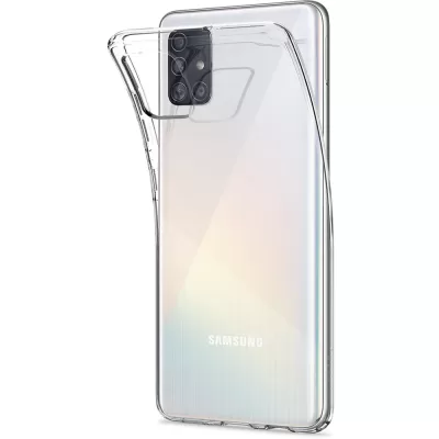 Чехол Sams A51 Ультратонкий силикон (Прозрачный)