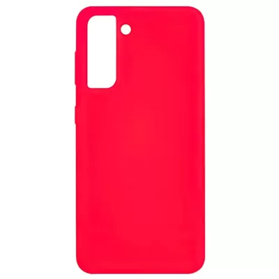 Чехол Sams S21 FE Silicone Case Logo (Красный(1))