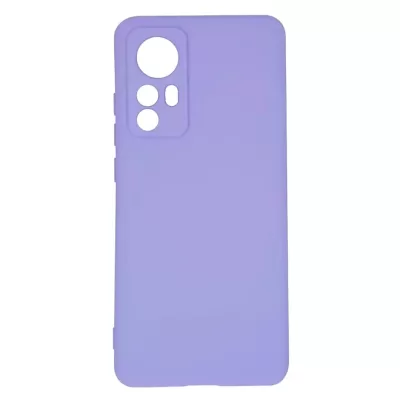 Чехол Xiaomi 12 Pro Silicone Case Logo (Лиловый(13))