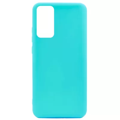 Чехол Xiaomi Mi 10T/10T Pro Silicone Case Logo (Бирюзовый(2))