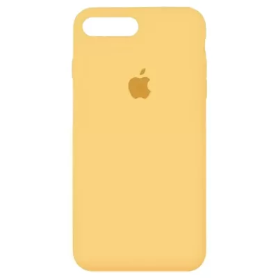 Чехол iP 7+/8+ App Silicone (with logo 360) (Жёлтый(37))