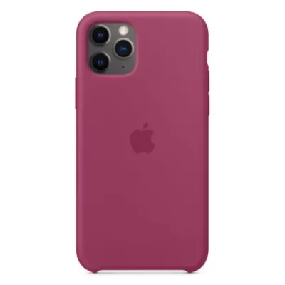 Чехол для iPhone 11 Pro Apple Silicone Case Simple (Малиновый)