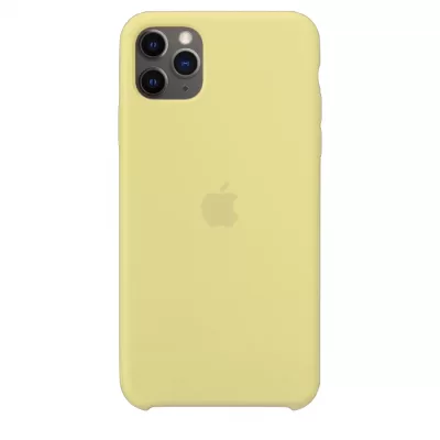 Чехол для iPhone 11 Pro Apple Silicone Case Simple (светло-желтый)