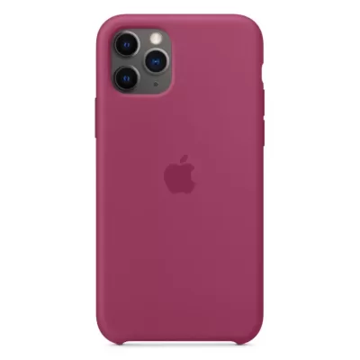 Чехол для iPhone 11Pro Max Apple Silicone Case Simple (малиновый)