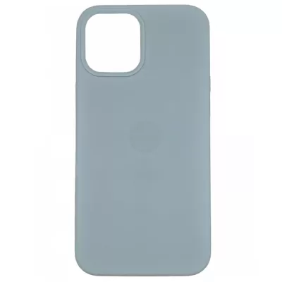 Чехол для iPhone 12/12 Pro App Silicone (with logo 360) (Серо-Голубой(26))