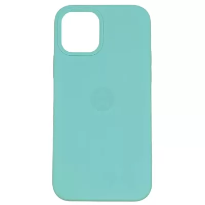 Чехол для iPhone 11 Pro Max App Silicone (with logo 360) (Бирюзовый(21))