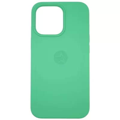 Чехол для iPhone 13 Pro App Silicone (with logo 360) (Мятный(50))