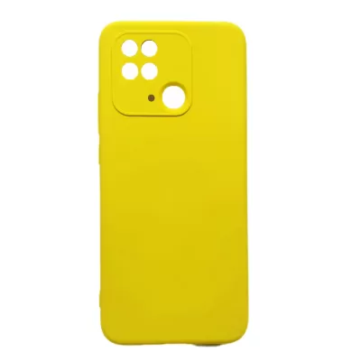 Чехол Redmi 10C Silicone Case Logo (Желтый(20))