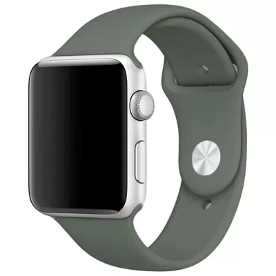Ремешок Apple Watch Silicone 42-44mm (Оливковый(40))