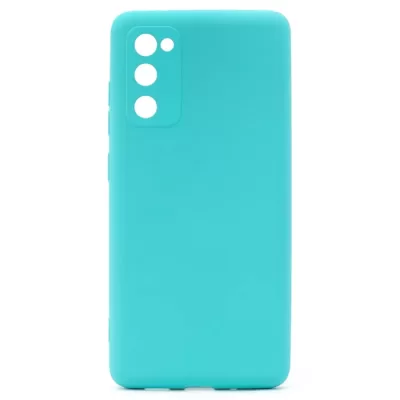 Чехол Sams S20 FE Silicone Case Logo (Голубой(11))