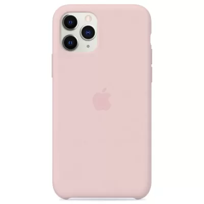 Чехол для Iphone XI PRO Apple Silicone Case Simple (пудровый)