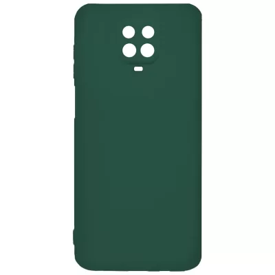 Чехол Redmi Note 9 Pro/9S Silicone Case Logo (Темно-Зеленый(22))