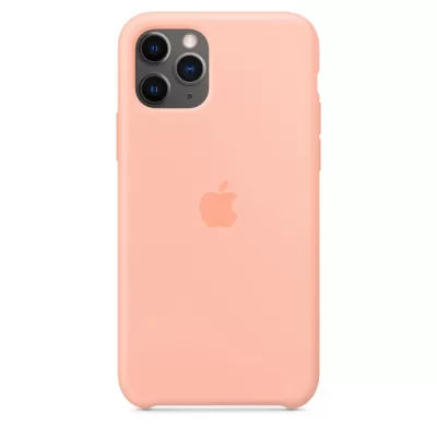 Чехол для iPhone 11 Pro Apple Silicone Case Simple (Светло-оранжевый)