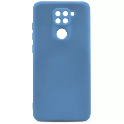 Чехол Redmi Note 9 Silicone Case Logo (Темно-синий(8))