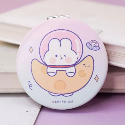 Зеркало "Hare astronaut", hung the moon